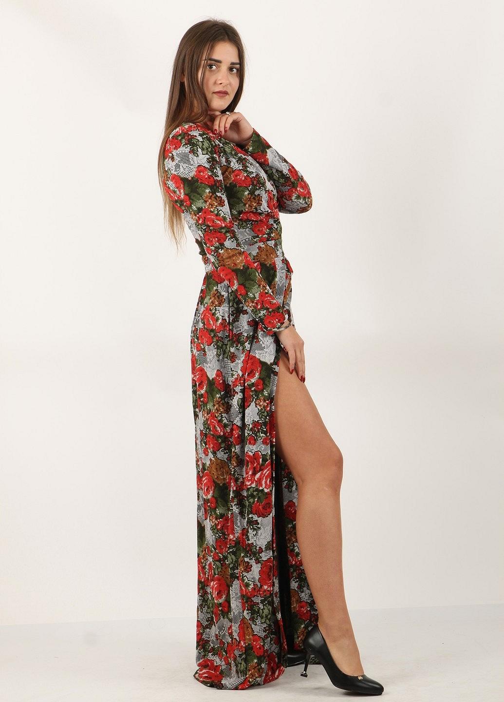 Платье Enna Levoni S Комбинированный (ND-13893-Mix), фото №4