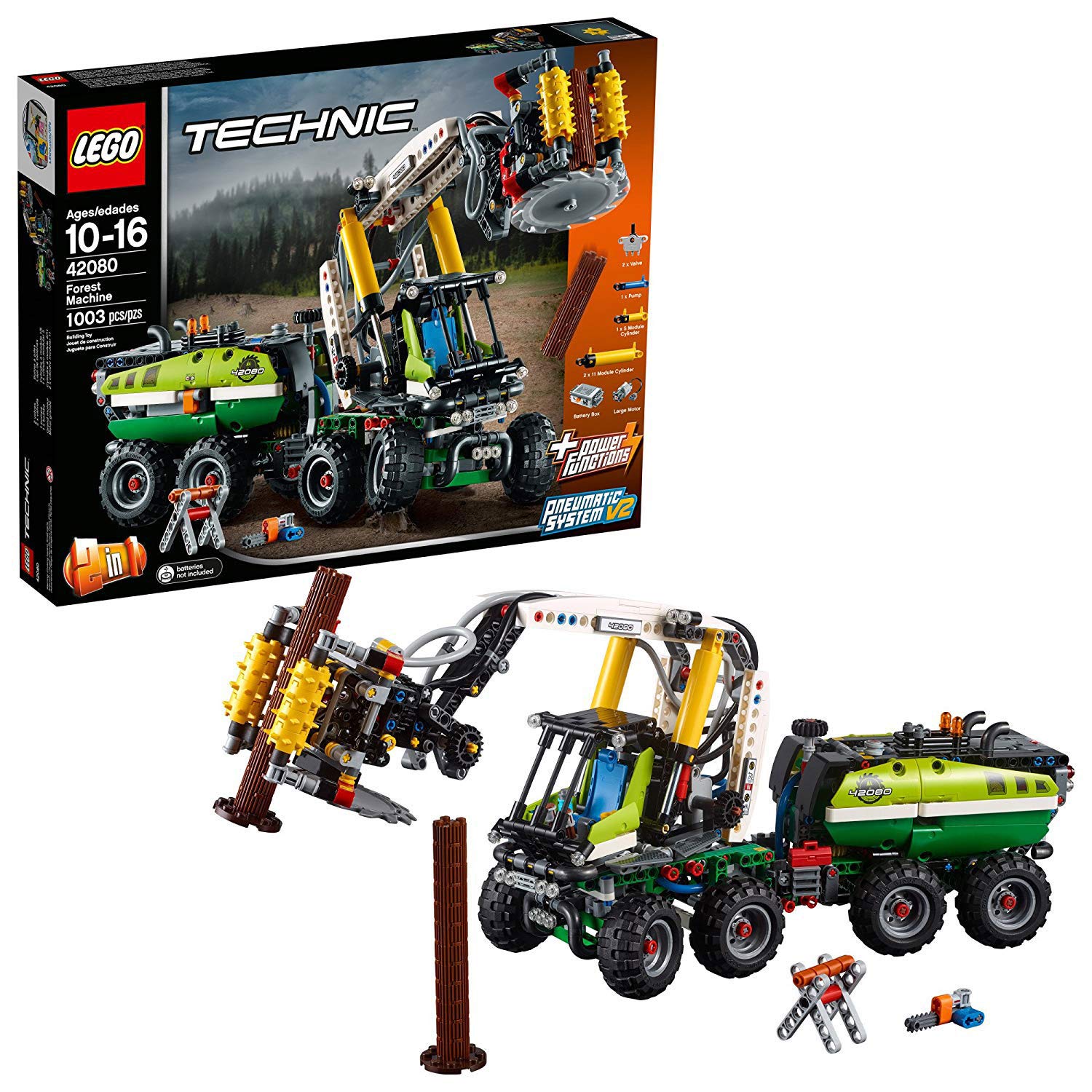 Конструктор LEGO Technic 42080 Лісозбиральна машина, фото №5