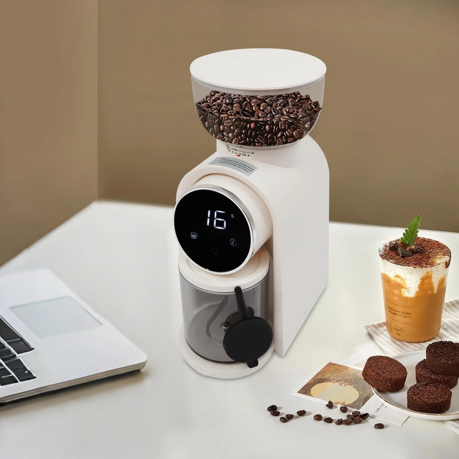 Электрическая кофемолка Cream White, фото №4 Электрическая кофемолка Cream White, фото №4