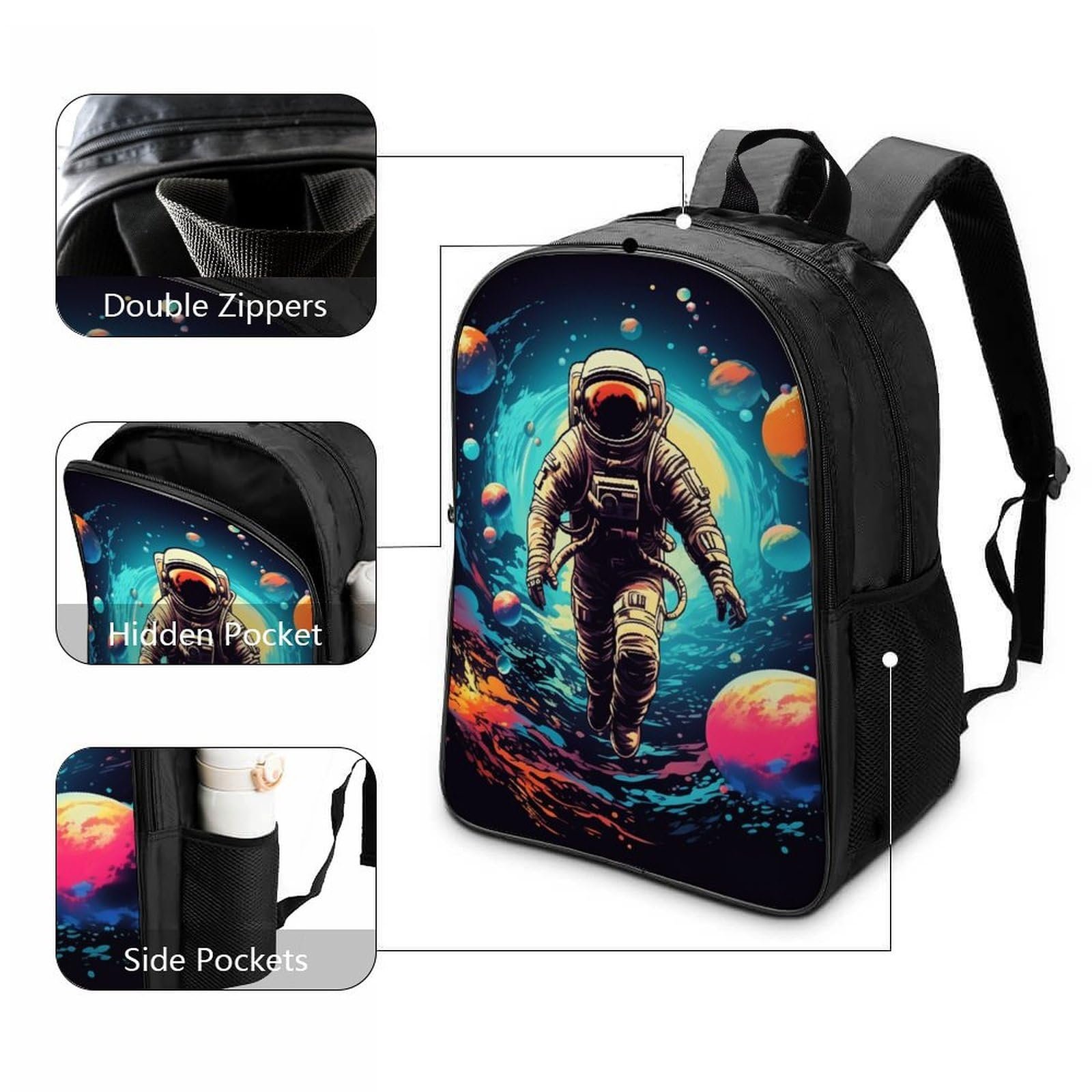 Рюкзак школьный Astronaut DPEOANEBN Style-4, 40 x 28 x 16 см, фото №3