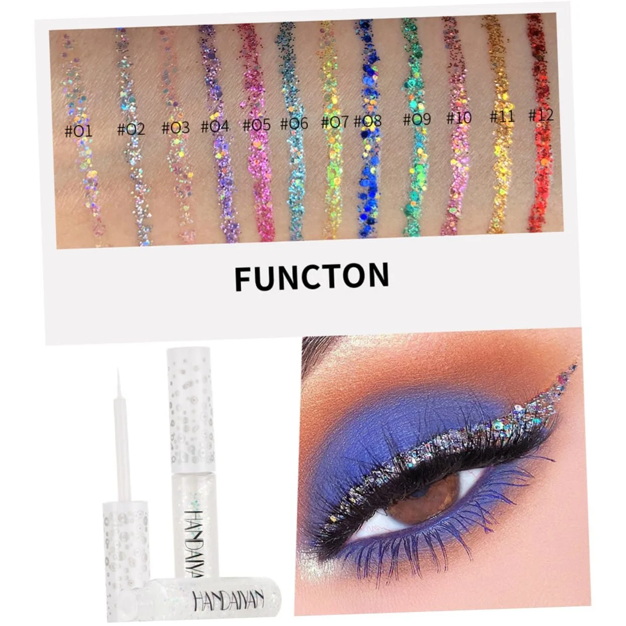 Рідка Підводка HONMEET 1Блискуча, фото №3