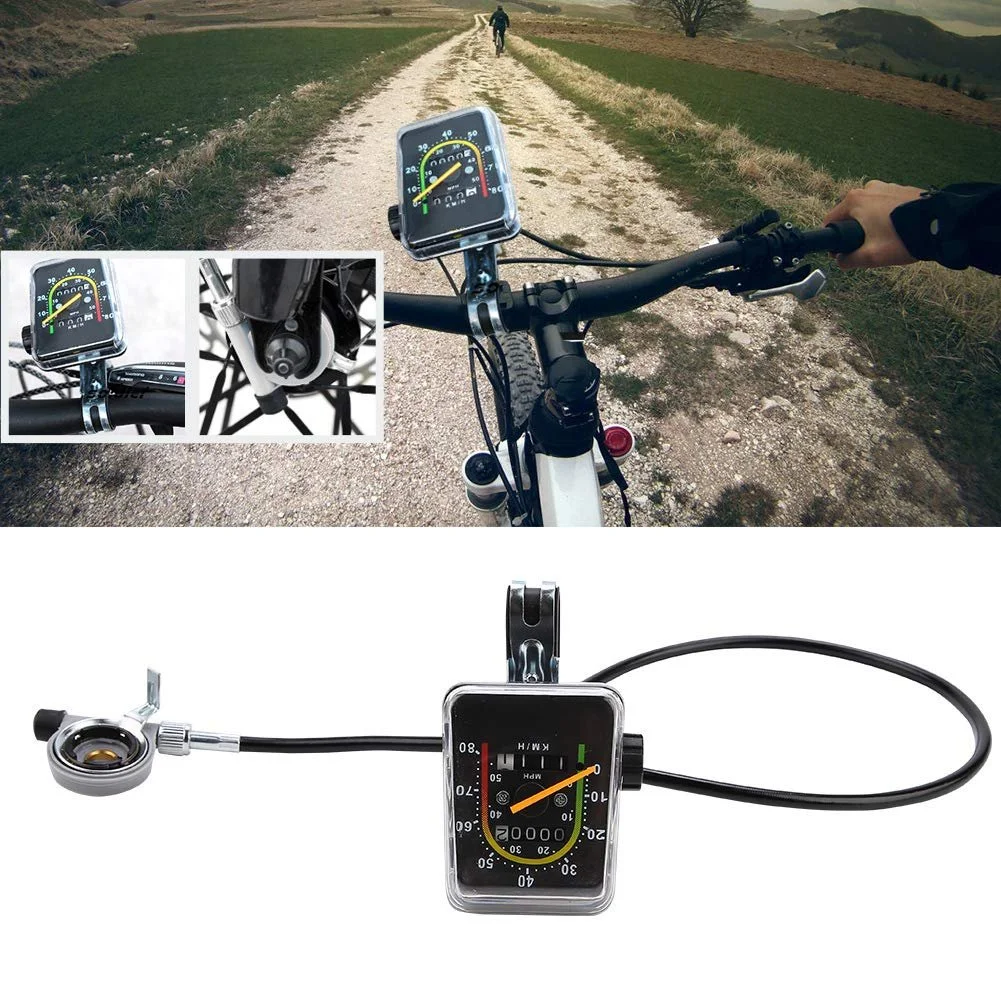 Велокомпьютер MAGT Classic Pure Mechanical Speedometer Vintage Style for 26/27.5/28/29 Inch Bicycles, фото №2