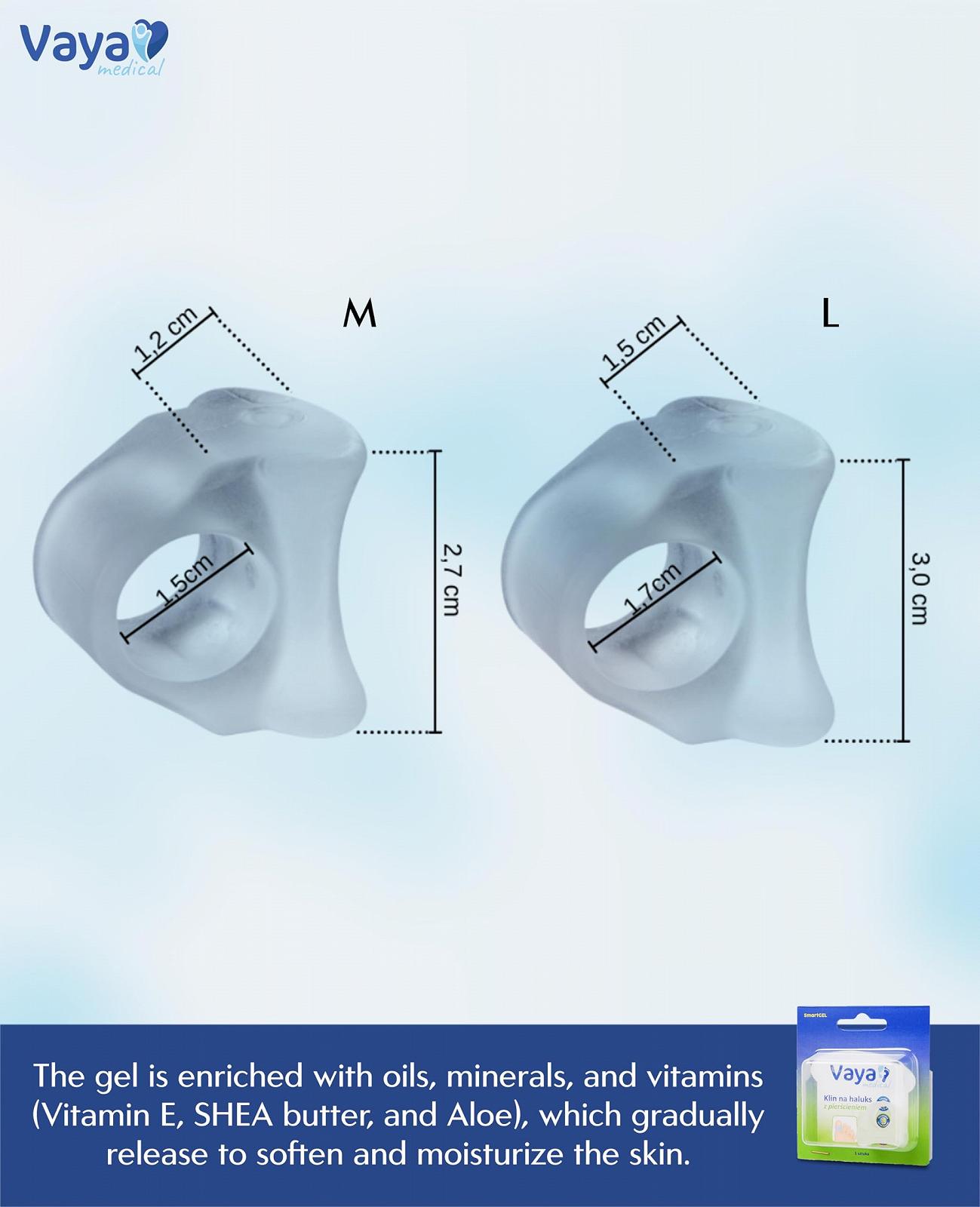 Разделитель для пальцев Hallux Valgus Bunion Correction Toe Straightener с кольцом для перекрывающих пальцев, фото №2 Разделитель для пальцев Hallux Valgus Bunion Correction Toe Straightener с кольцом для перекрывающих пальцев, фото №2