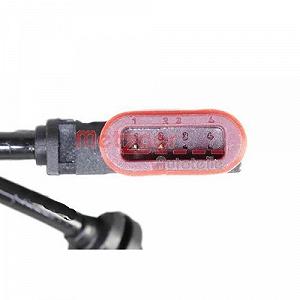 Датчик частоти обертання колеса METZGER 09001472 GREENPARTS для MERCEDES-BENZ, задня вісь synthetic.ua - Фото 1