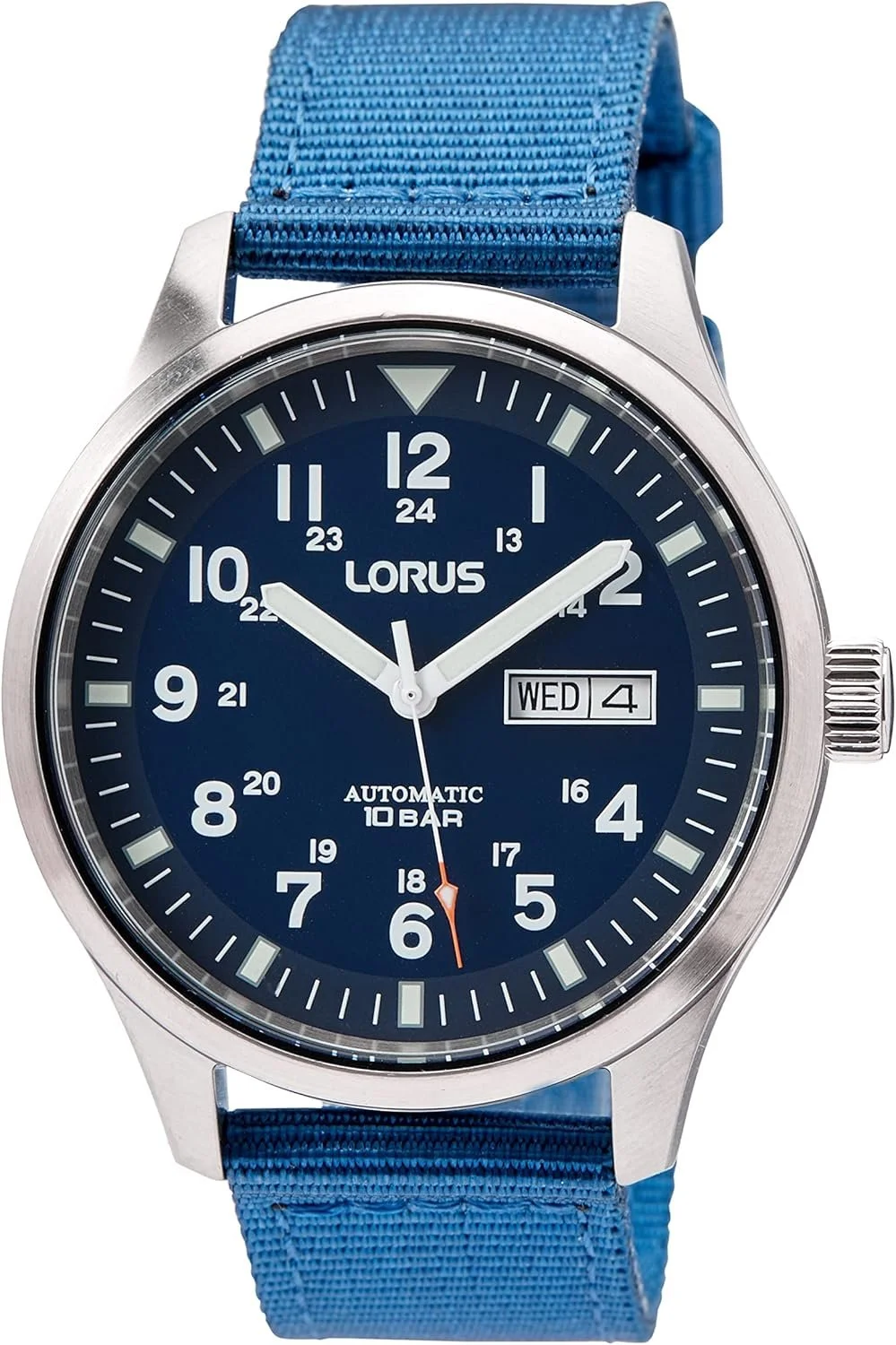 Чоловічий наручний годинник Lorus RL409BX9 / Механічний / Синій, фото №1