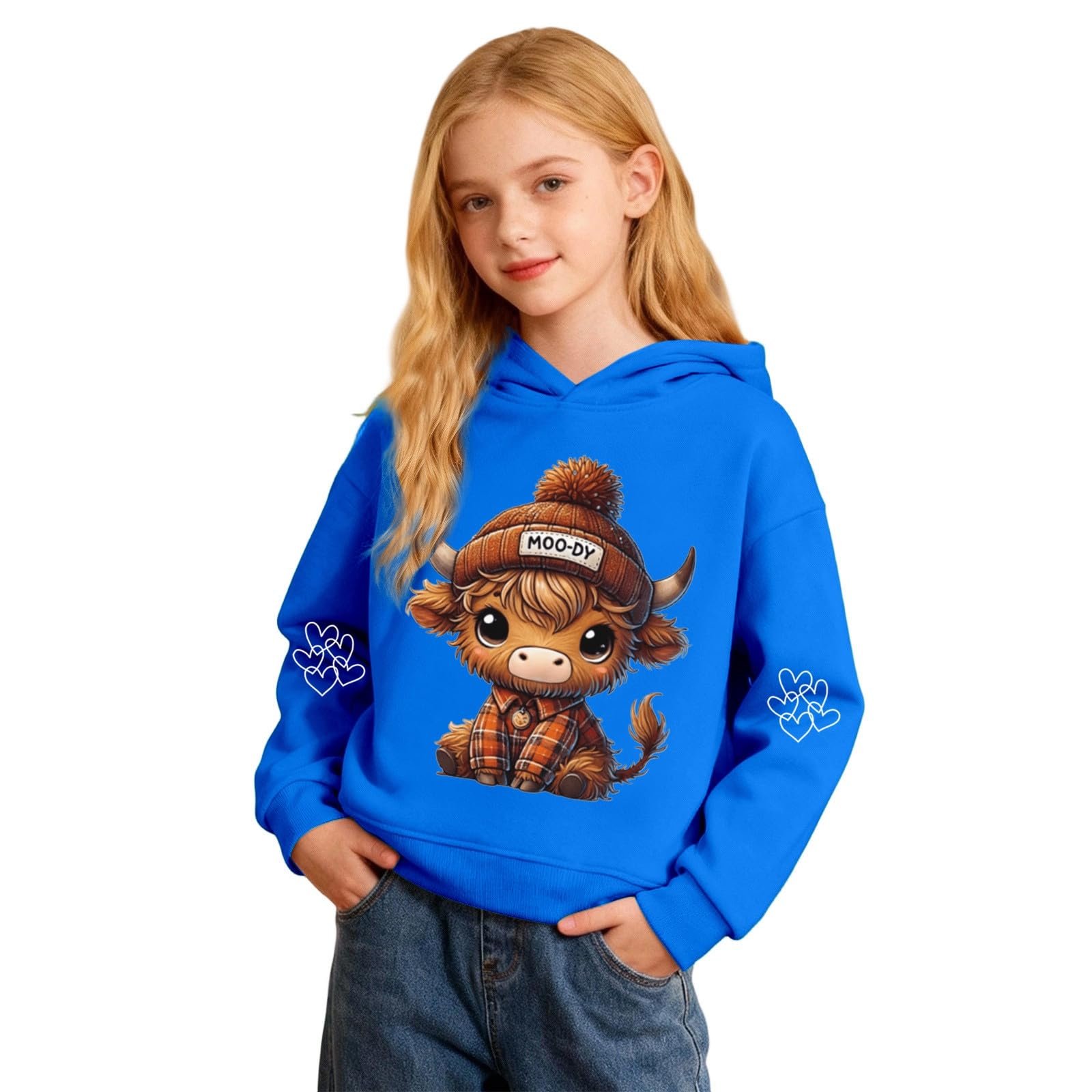 Худі Generisch Корова Дитяче Для хлопчиків 3D Графіка, фото №7