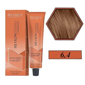 Краска для волос REVLON Professional Revlonissimo Colorsmetique Перманентная 6.4 (60 мл) - Фото 1