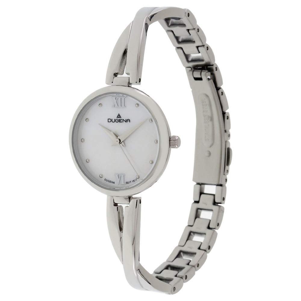 Женские Кварцевые Наручные Часы Dugena, Минеральное Стекло, Ювелирный Браслет из Нержавеющей Стали, фото №3 Женские Кварцевые Наручные Часы Dugena, Минеральное Стекло, Ювелирный Браслет из Нержавеющей Стали, фото №3