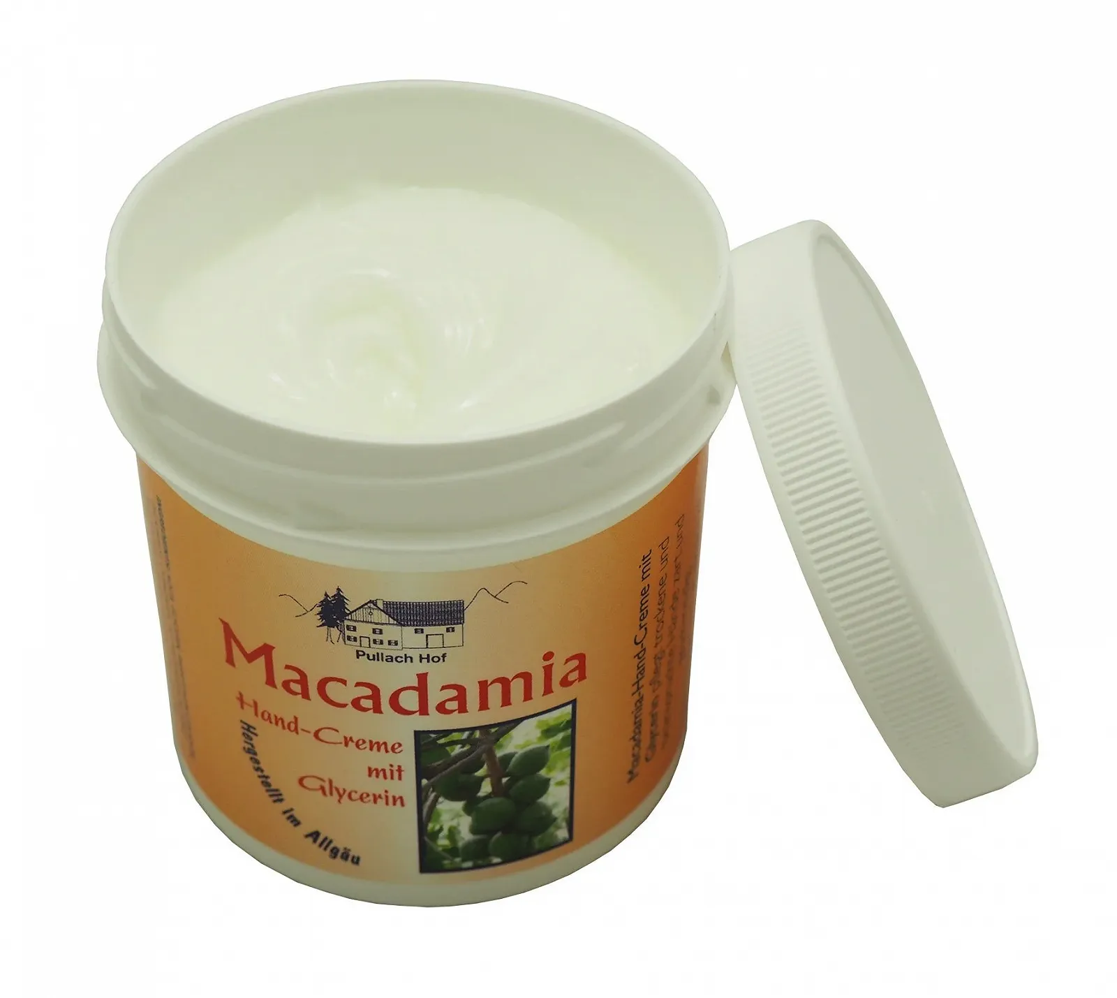 Крем для рук Pullach Hof Macadamia з гліцерином, 2 x 250 мл, фото №1