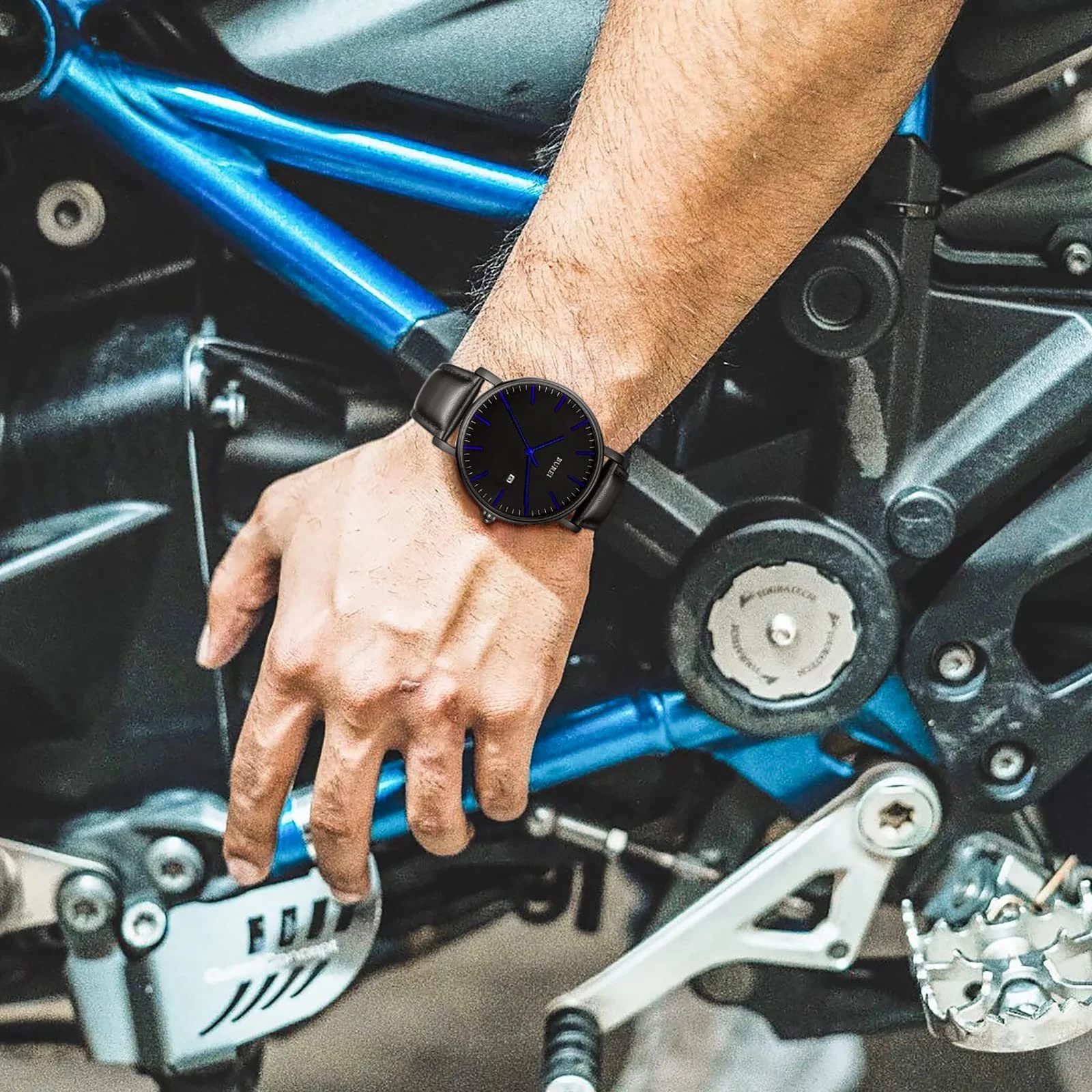 Часы BUREI Classic SM-19003-P56QQ, фото №7 Часы BUREI Classic SM-19003-P56QQ, фото №7