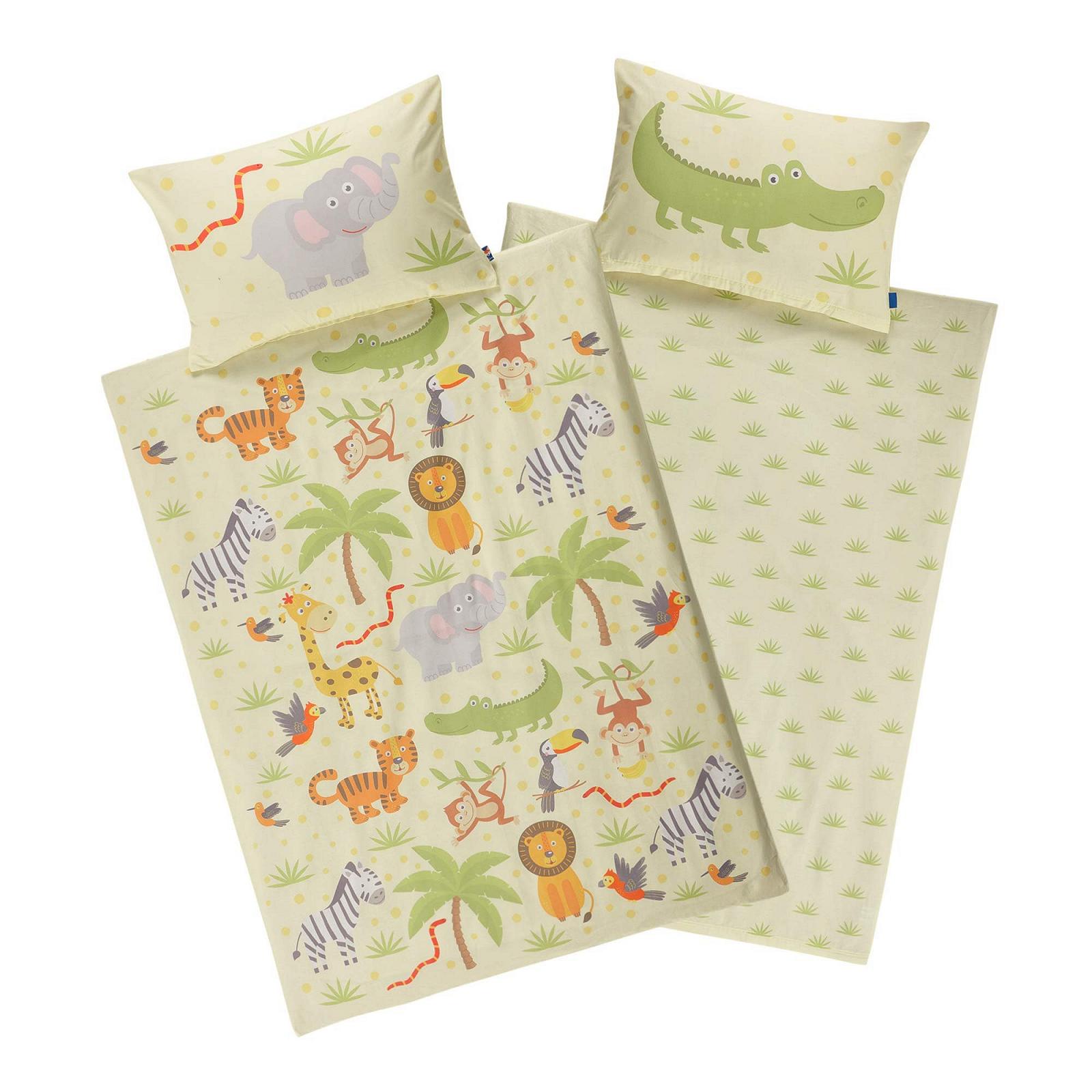 Комплект постельного белья Aminata Kids Детский 100 x 135 см для девочек и мальчиков, хлопок, бежевый, 100 x 135 см, фото №1