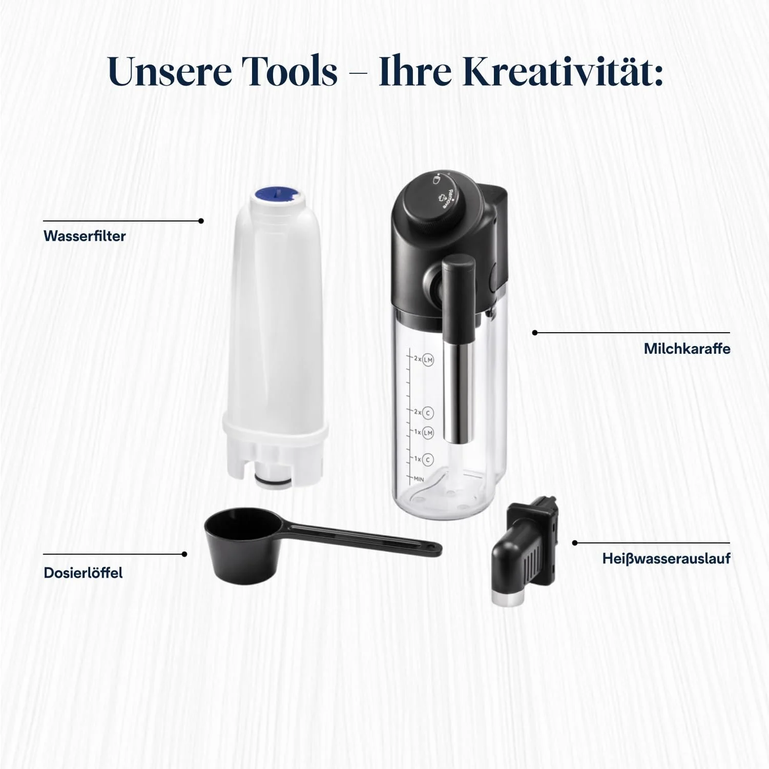 Кавомашина автоматична De'Longhi Magnifica Start ECAM220.91.B з системою LatteCrema для автоматичного капучино, 5 кнопок прямого набору, панель управління Soft Touch, функція x2, чорна, фото №10 Кавомашина автоматична De'Longhi Magnifica Start ECAM220.91.B з системою LatteCrema для автоматичного капучино, 5 кнопок прямого набору, панель управління Soft Touch, функція x2, чорна, фото №10