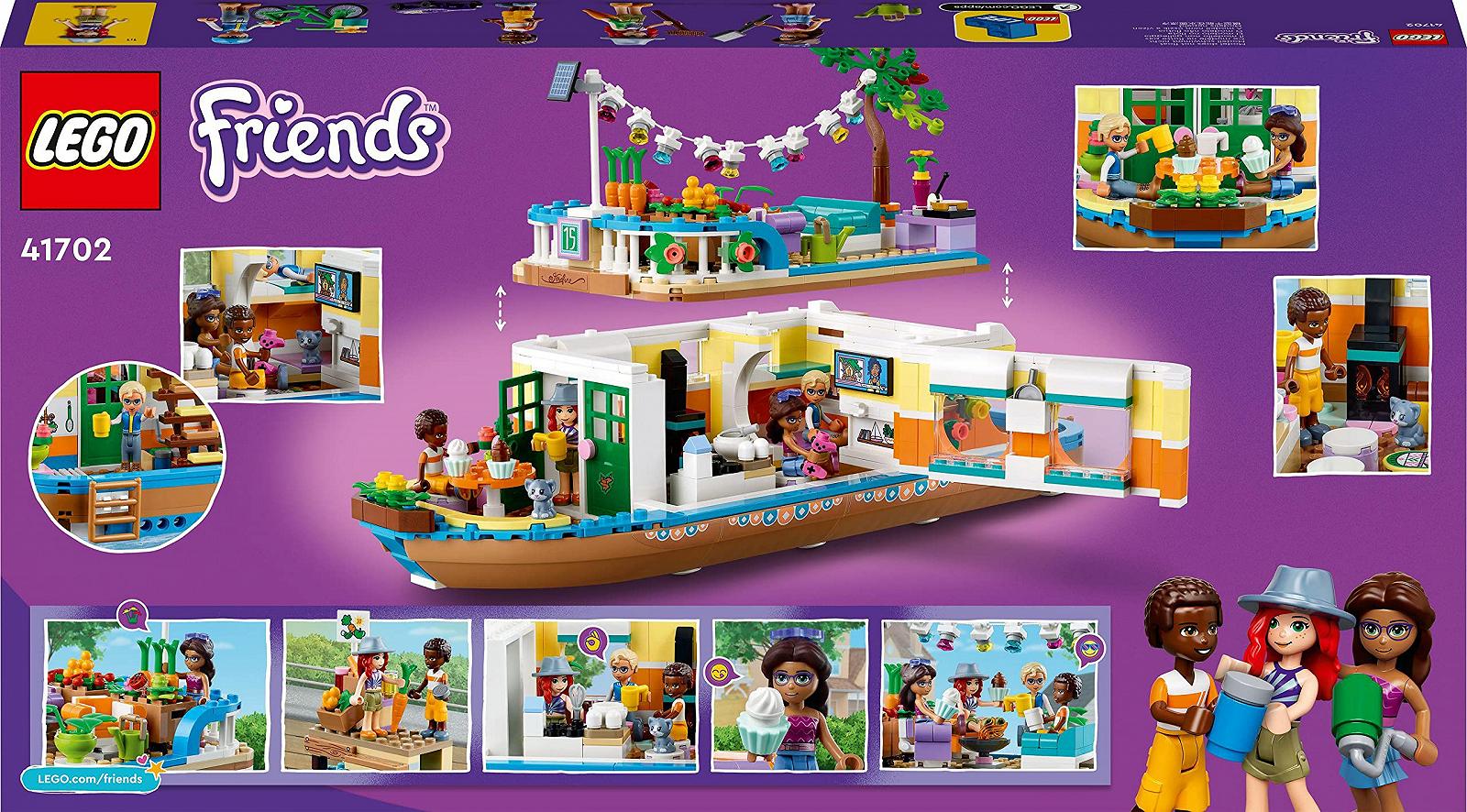 Іграшковий човен LEGO Friends Canal Houseboat багатоколірний, фото №3 Іграшковий човен LEGO Friends Canal Houseboat багатоколірний, фото №3