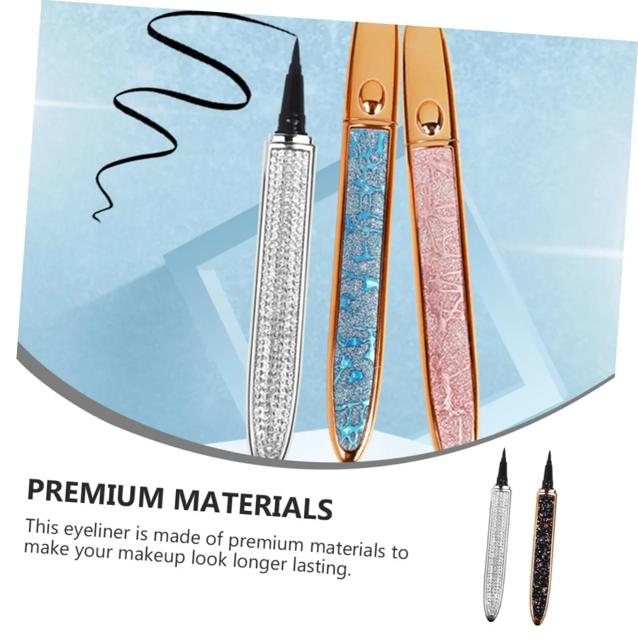 Подводка MUSISALY Diamant Водостойкая, зеленый оттенок, фото №3