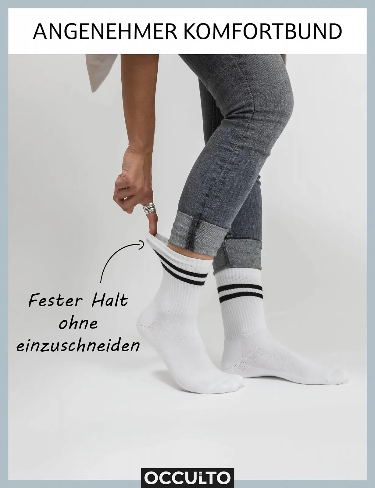 Носки Occulto женские ретро теннисные, упаковка 6 штук (Модель: Serena), спортивные носки, фото №4 Носки Occulto женские ретро теннисные, упаковка 6 штук (Модель: Serena), спортивные носки, фото №4