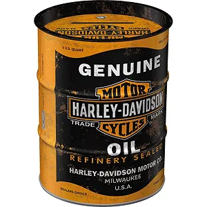 Копилка Nostalgic-Art Ретро Harley-Davidson - Genuine Oil - Фото 1