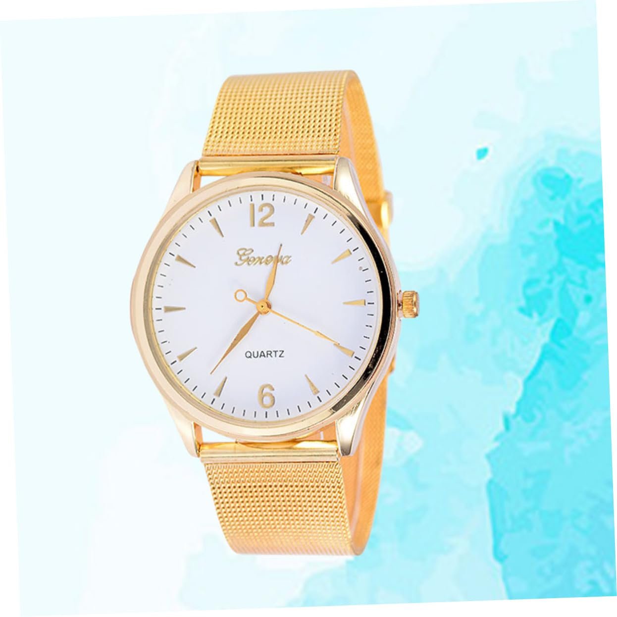 Кварцевые часы WRITWAA с сетчатым ремешком, Кварц, фото №6