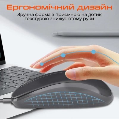Мышка Meetion M100 USB Black (MT-M100-A), фото №5