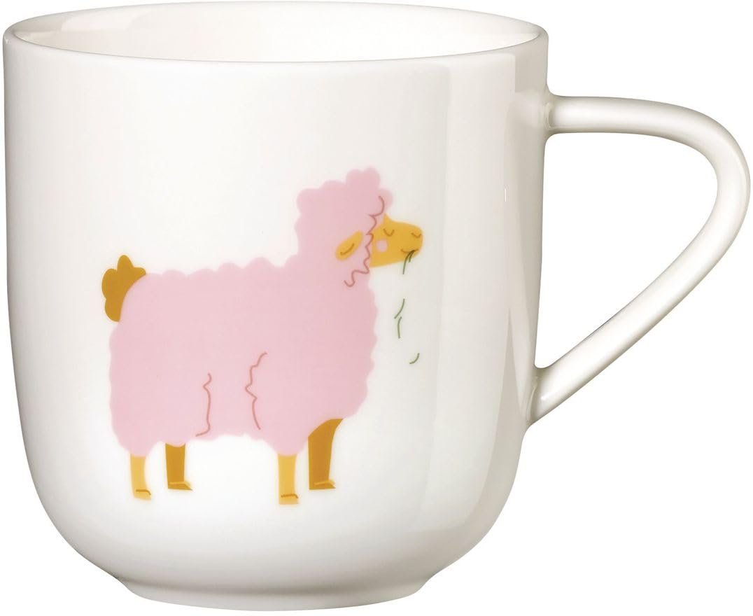 Детская кружка ASA Coppa Kids Sheep Silvia, фарфор, белая, фото №1