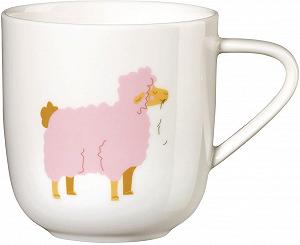 Детская кружка ASA Coppa Kids Sheep Silvia, фарфор, белая - Фото 1