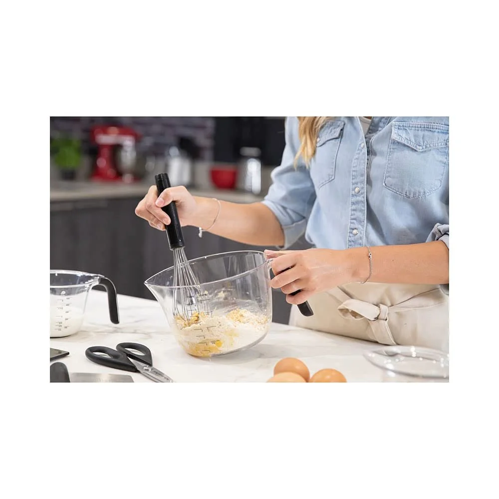 Миска для смешивания и мерная KitchenAid 2 л с ручкой Черный, фото №5 Миска для смешивания и мерная KitchenAid 2 л с ручкой Черный, фото №5