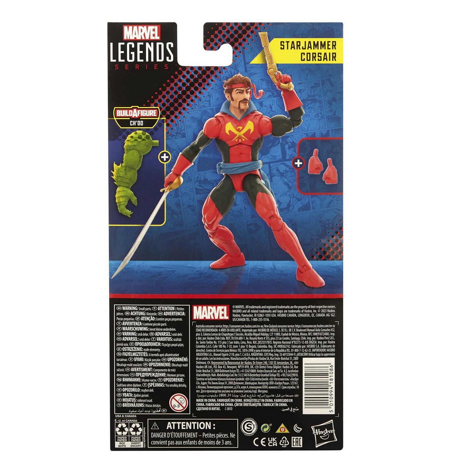 Екшн-фігурка X-Men Comics Starjammer Corsair Legends Series Marvel Hasbro Legends 15 см, фото №3