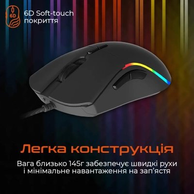 Мышка Meetion GM19 USB Black (MT-GM19_2023-A), фото №6