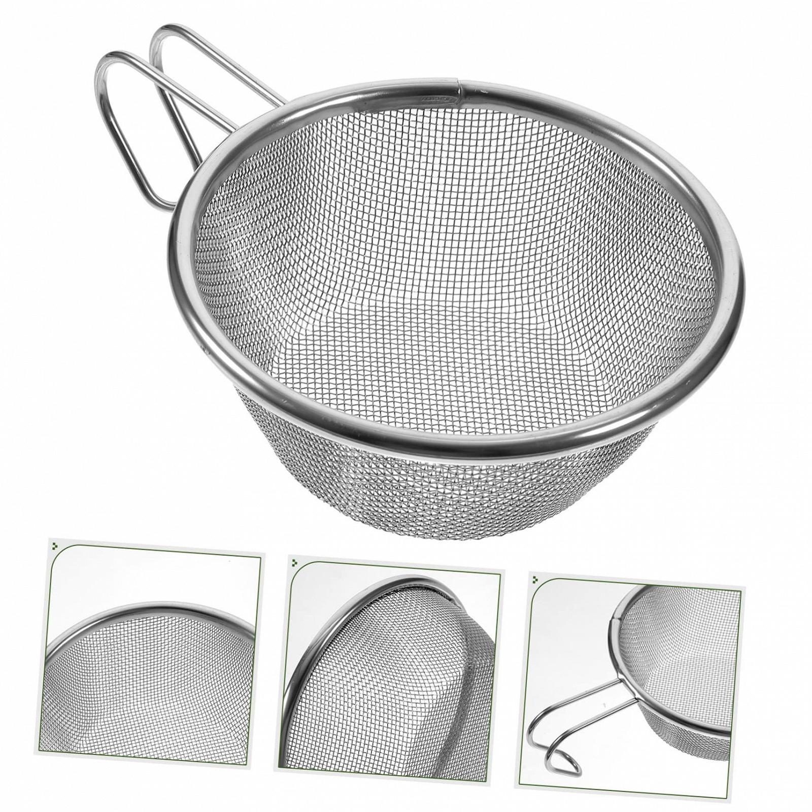 Сито CAXUSD Syrah Mesh-Löffel Kaffeefilter edelstahlschüsseln Campinggeschirr Maschensieb für Sojamilch ultrafeines Sieb Siebwerkzeuge für die Küche Gittergewebe feinmaschig, фото №5