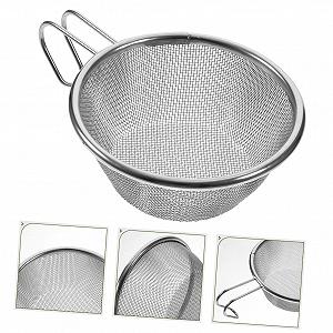 Миски Sosoport Syrah Mesh из нержавеющей стали, кухонный фильтр, походная плита, сита для процеживания йогурта, кухонный инструмент, ультратонкое сито из нержавеющей стали, комплект synthetic.ua - Фото 1