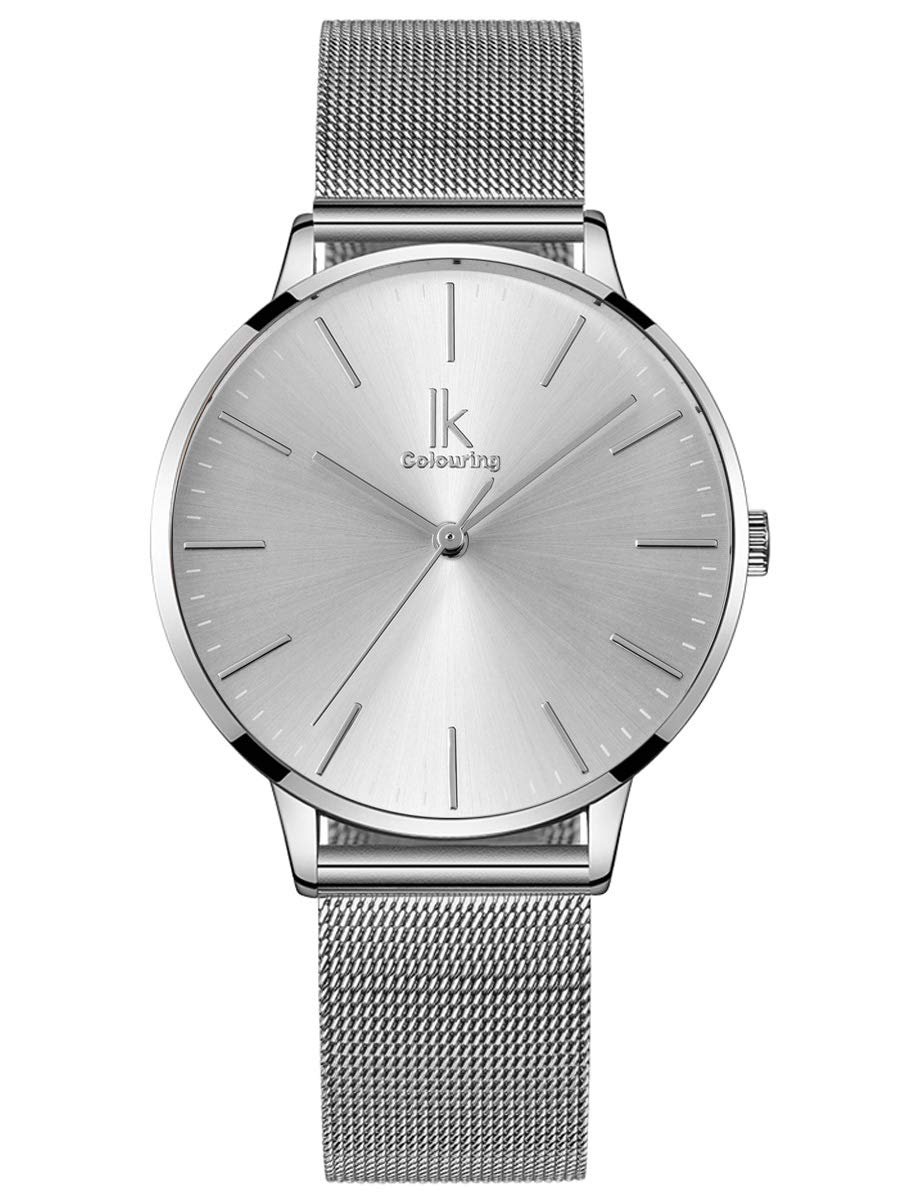 Жіночий годинник Тип Alienwork IK Minimalist 36 мм, з сітчастим ремінцем, фото №1