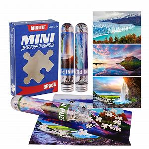 Набір пазлів MISITU Glacier Falls 3 шт. по 150 елементів міні для дорослих - Фото 1