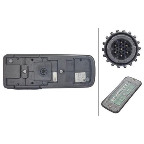 Задний фонарь HELLA 2VD 012 381-351 для DAF LIEBHERR левый, фото №2