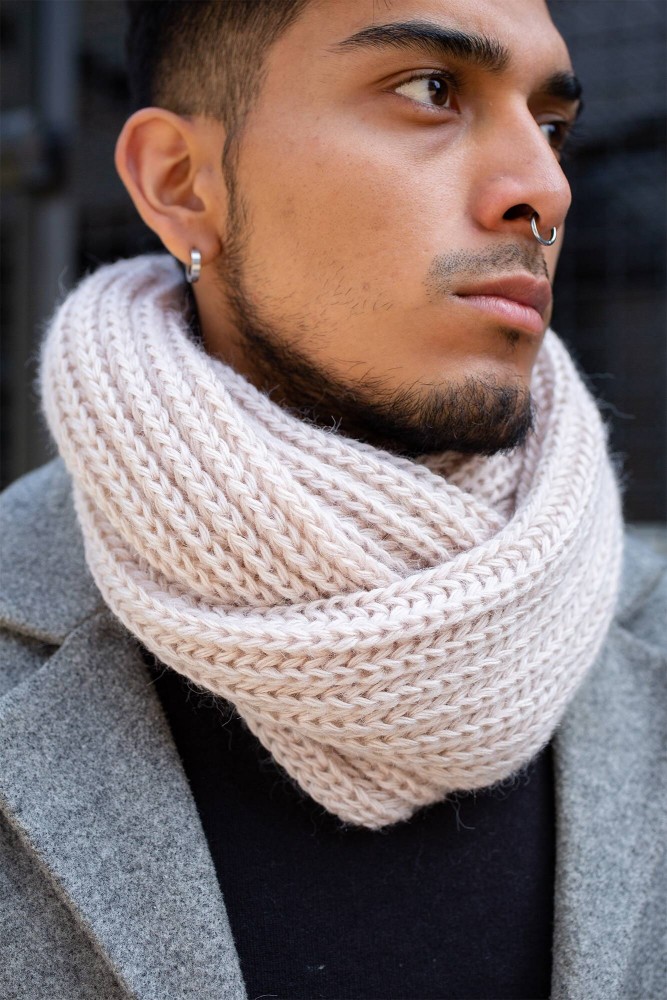 Шарф Хомут Without Scarf Beige Man, фото №3
