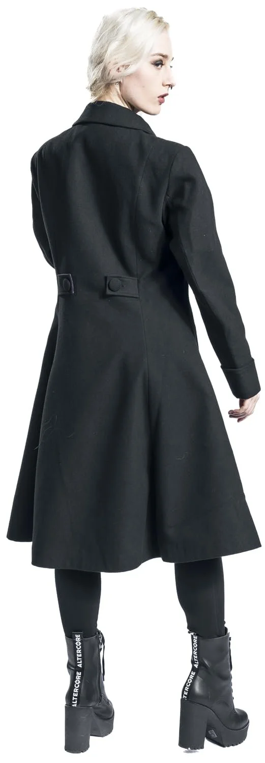 Пальто Gothicana by EMP Двубортное Черный, фото №5