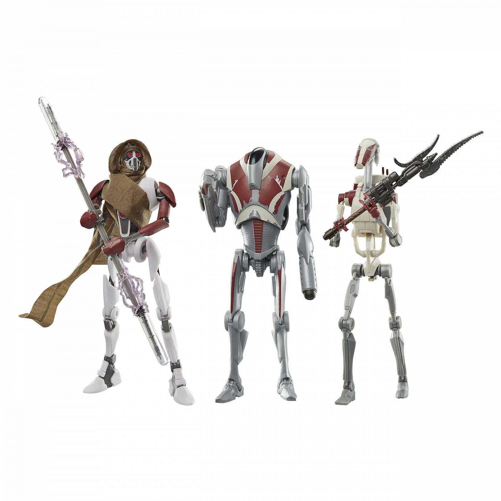 Фигурки Star Wars The Black Series Магна-Страж, Супер Боевой Дроид, Боевой Дроид Джедаи: Выживший, набор 3 шт., масштаб 15 см, фото №1
