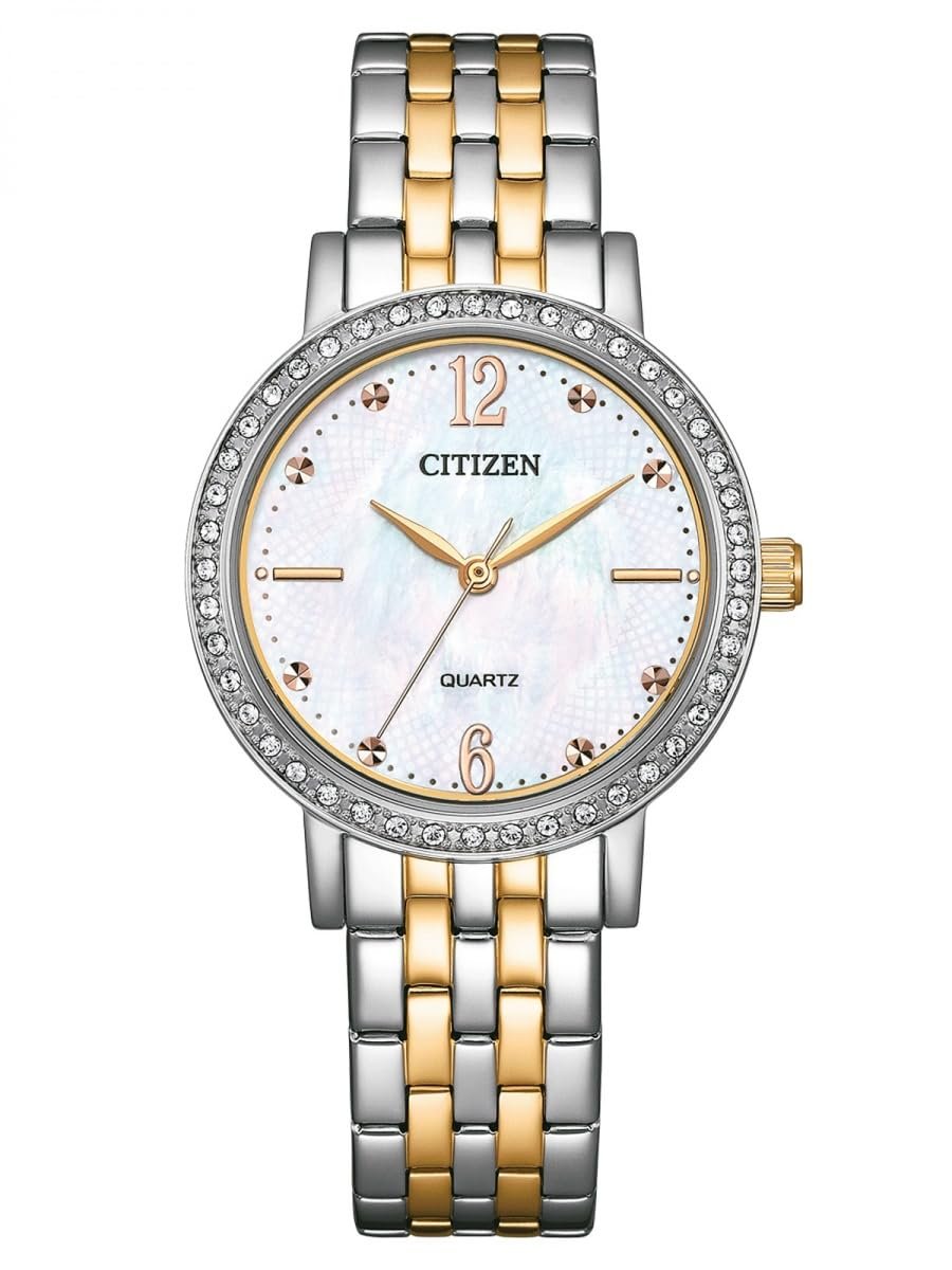 Женские аналоговые кварцевые часы CITIZEN EL3106-59D, серебристый, браслет, фото №1 Женские аналоговые кварцевые часы CITIZEN EL3106-59D, серебристый, браслет, фото №1
