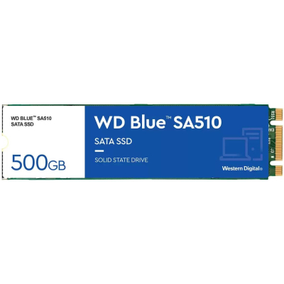 Накопитель SSD M.2 2280 500GB SA510 WD WDS500G3B0B, фото №2