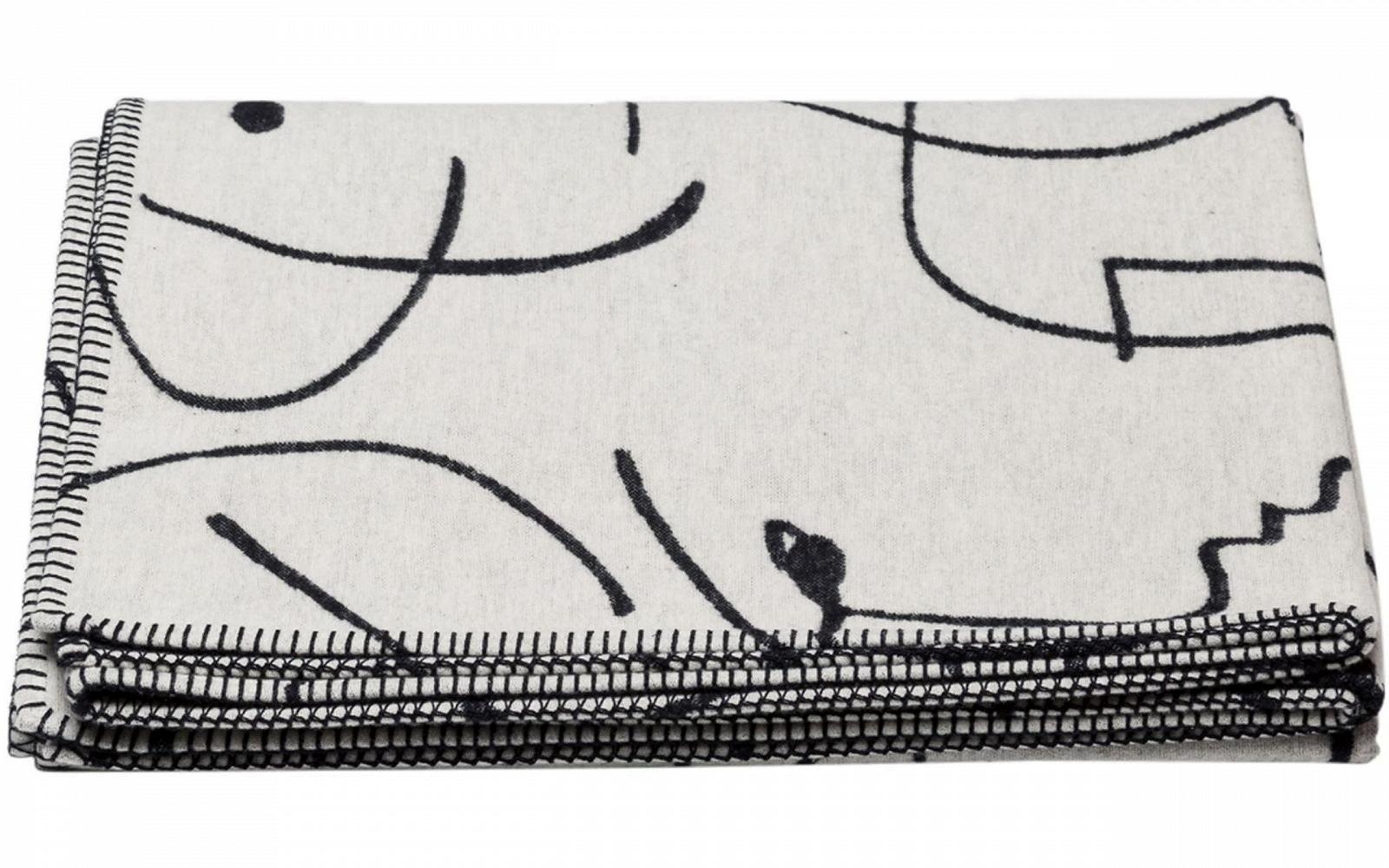 Покривало David Fussenegger Sylt Faces 140 x 200 см Сирий Білий, фото №1