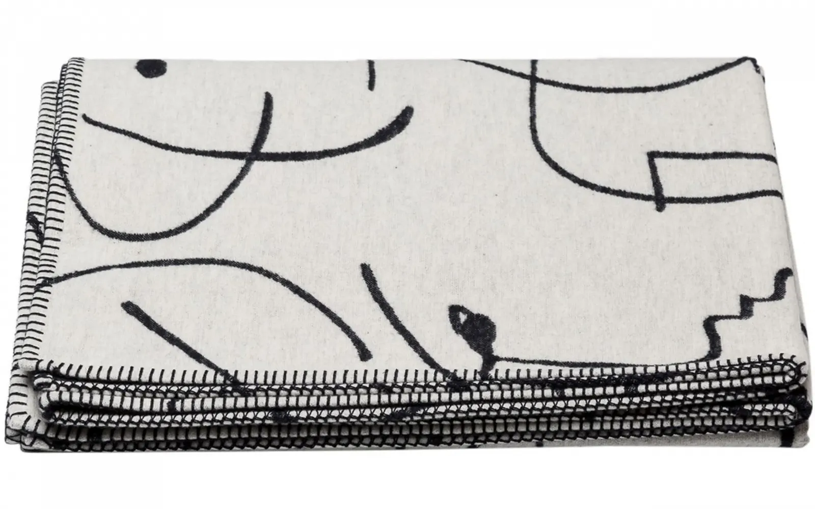 Покрывало David Fussenegger Sylt Faces 140 x 200 см Необработанный Белый, фото №1