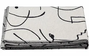 Покрывало David Fussenegger Sylt Faces 140 x 200 см Необработанный Белый - Фото 1