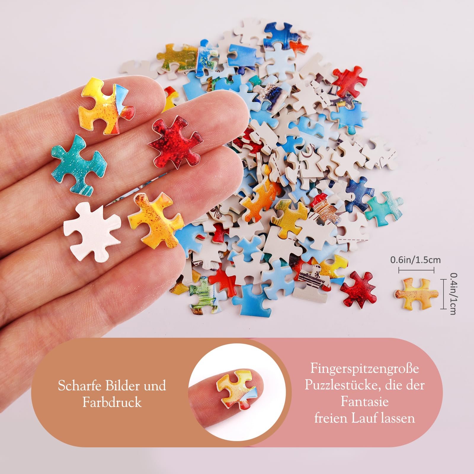 Набір пазлів MISITU Summer Theme 4 шт. по 150 елементів міні для дорослих, фото №4 Набір пазлів MISITU Summer Theme 4 шт. по 150 елементів міні для дорослих, фото №4