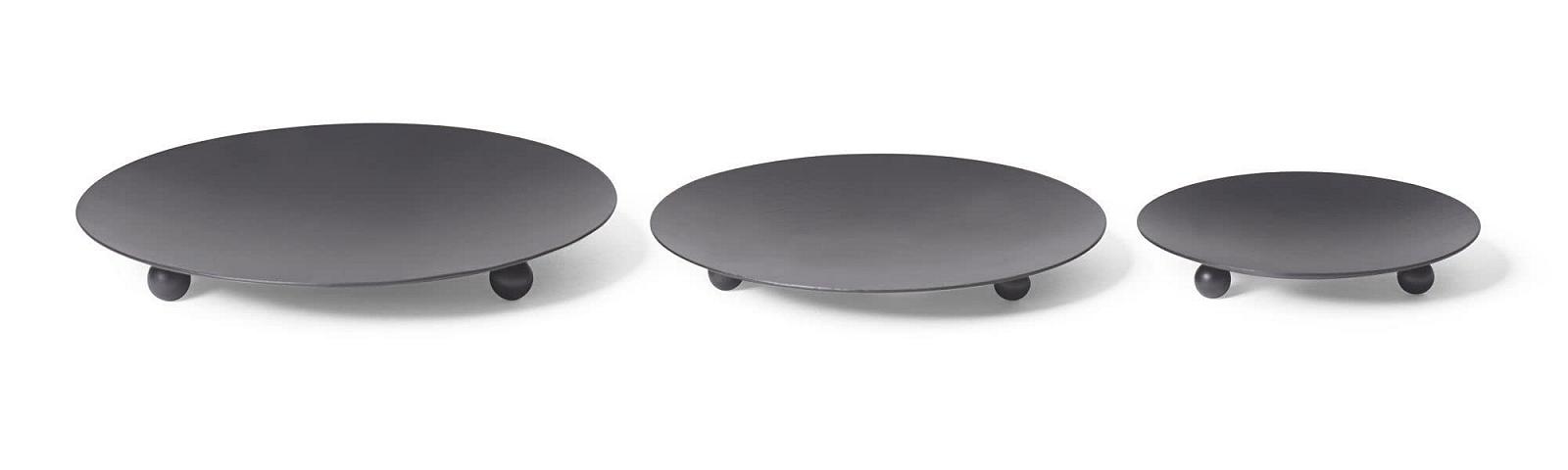 Набор Novaliv 4 Подставки для свечей Декоративная тарелка Подсвечник для столбчатых свечей Черный, фото №3 Набор Novaliv 4 Подставки для свечей Декоративная тарелка Подсвечник для столбчатых свечей Черный, фото №3