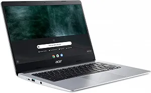 Ноутбук 14" Acer Chromebook 314 CB314-1H-C2KX Intel Celeron N4020 RAM 4GB eMMC 64GB 12год батарея Chrome OS (UKR) synthetic.ua - Фото 1