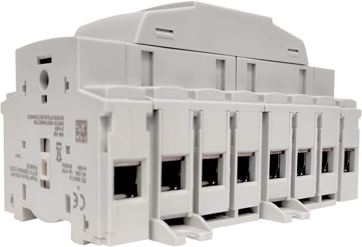 Переключатель трехпозиционный Hager HIM408 I-0-II 400/690В Серый, фото №4