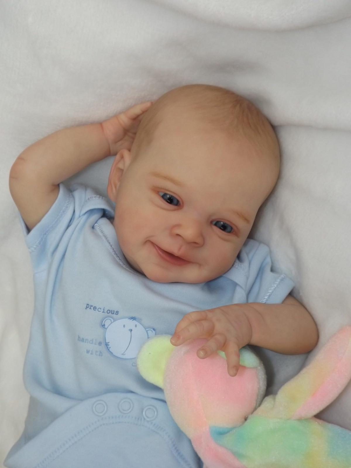 Кукла Anano Reborn Lifelike Baby Sebastian 18 дюймов для детей 3+, фото №2
