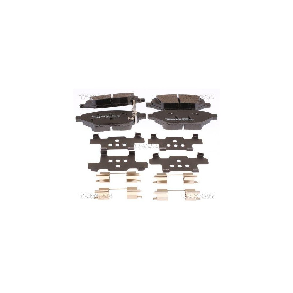 Комплект гальмівних колодок, дискове гальмо TRISCAN 8110 24053 для OPEL VAUXHALL CHEVROLET, фото №1