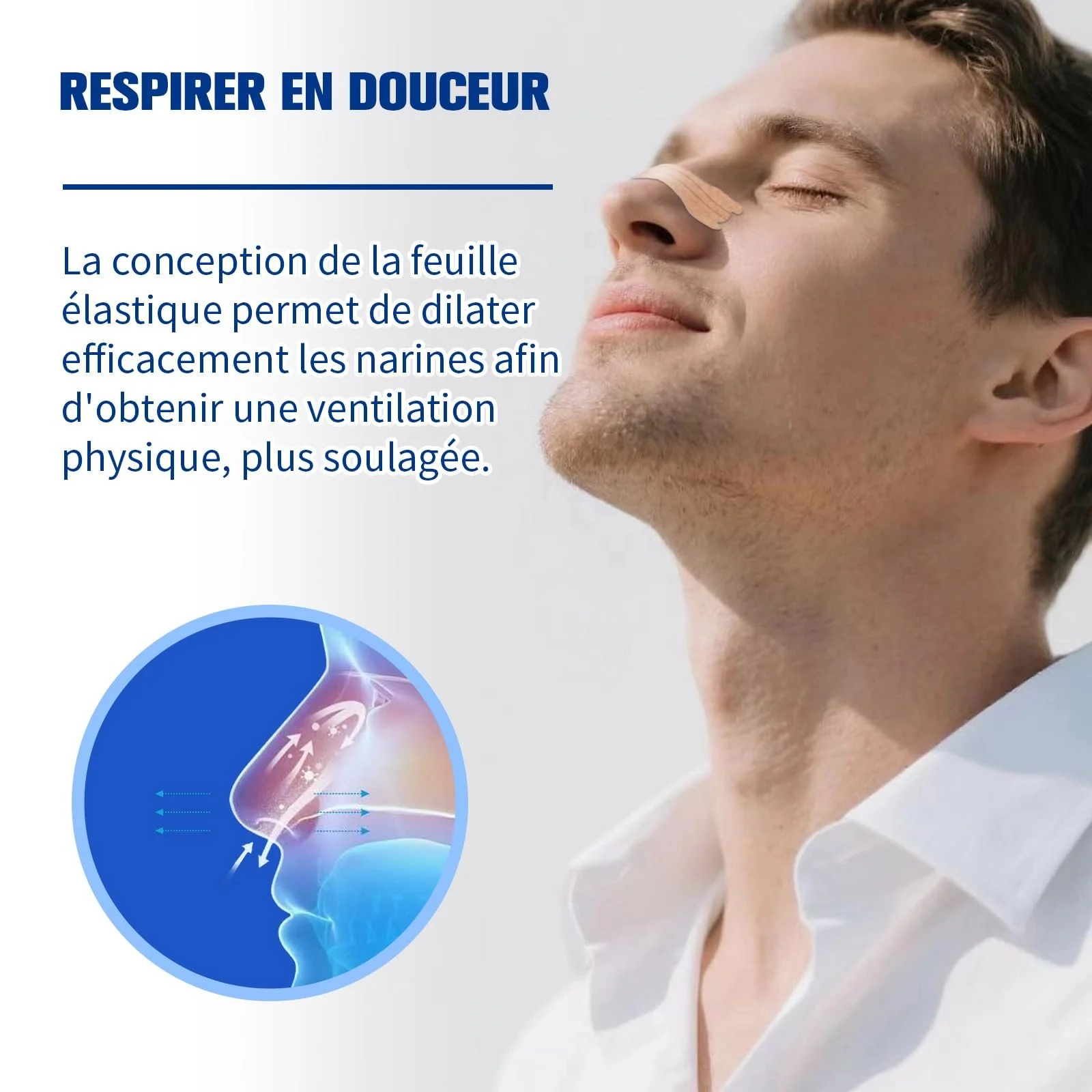 Пластирі для носа від хропіння (30 шт. в упаковці), фото №3