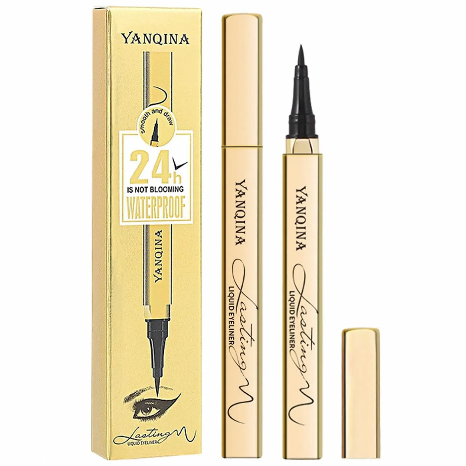 Підводка для очей Водостійка, швидковисихаюча, незмивна, матовий шовк, дуже чорний, фото №1 Підводка для очей Водостійка, швидковисихаюча, незмивна, матовий шовк, дуже чорний, фото №1