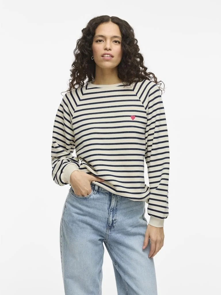 Свитшот Vila Viheather L/S Полосатый Женский, фото №3