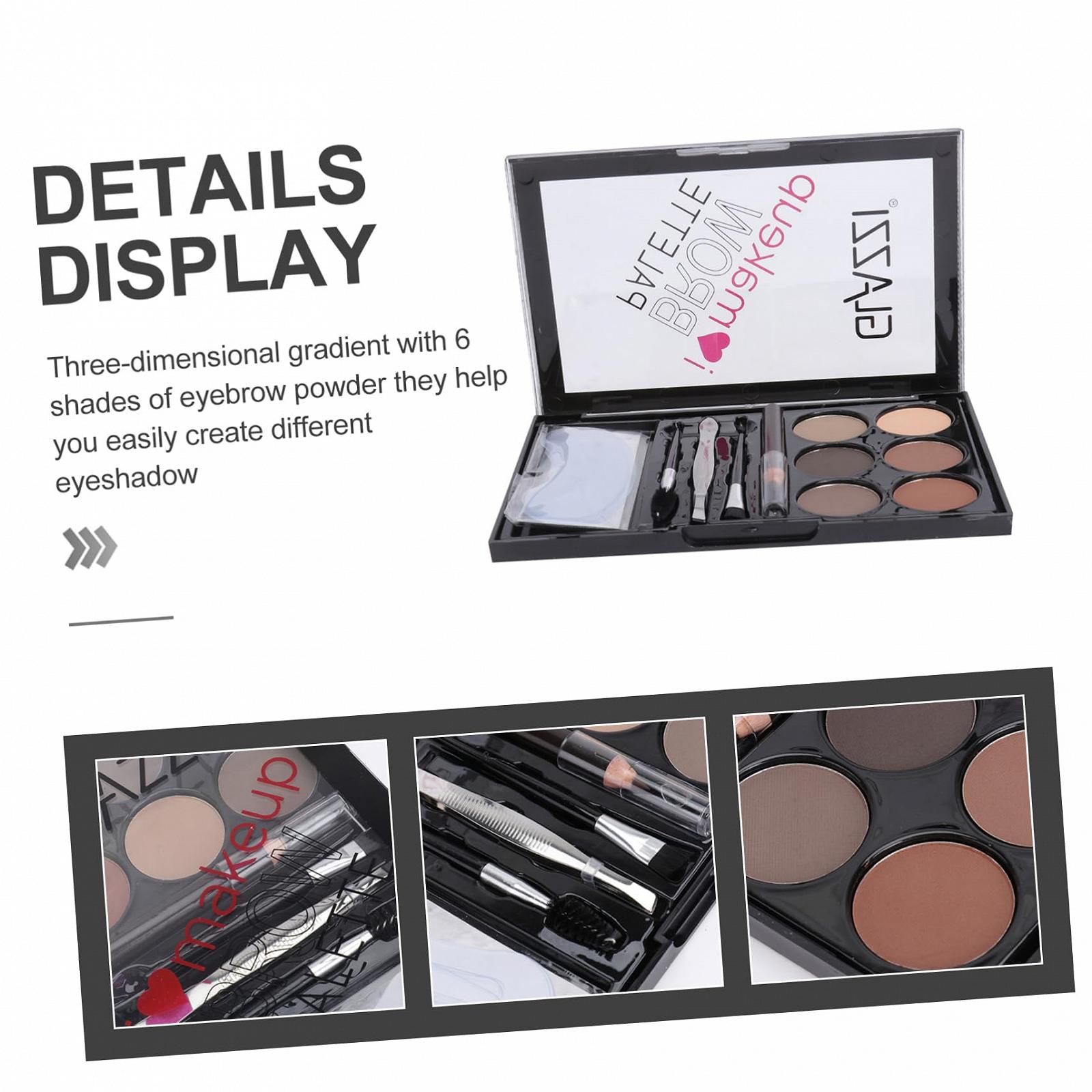 Набір Ipetboom Кисть для брів Пудра для брів, фото №4